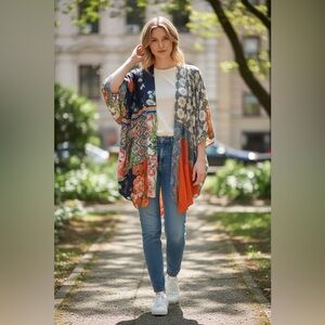 Floral Patchwork Women's Top